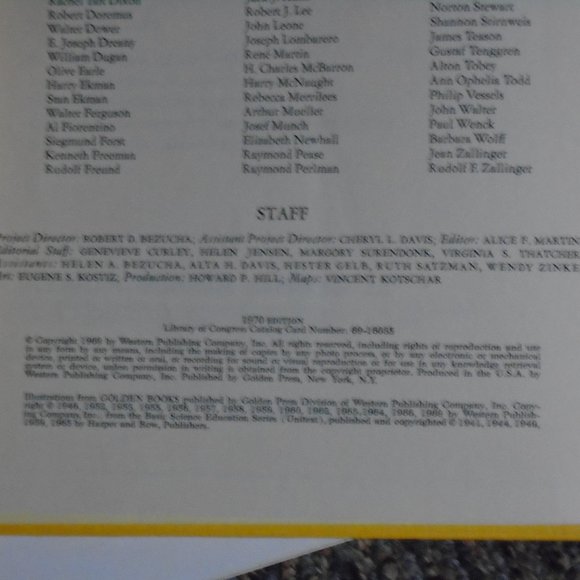 VINTAGE Golden Book Encyclopedia 1970 Complete Set 16 Vol - Picture 16 of 16